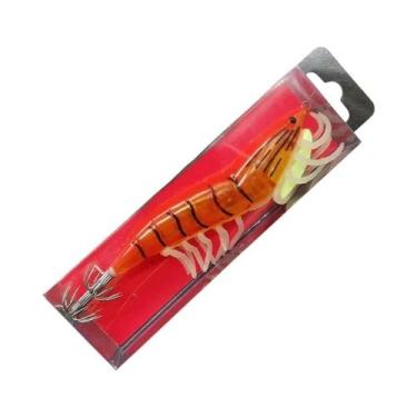 Imagem de 1pc/5pcs 3D Híbrido Camarão Egl Isca Fluorescente Lula Jigs para Pesca