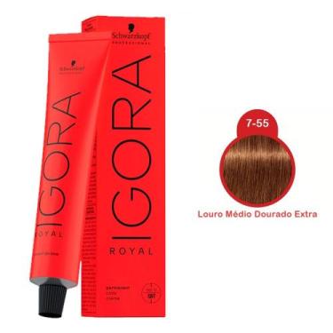 Imagem de Igora Royal Schwarzkopf Coloração Professional 7-55 60g - Schwarzkopf 