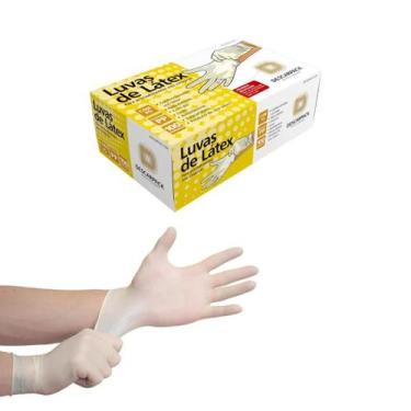 Imagem de Luva de Procedimento Latex Com Pó G Caixa Com 100 unidades Descarpack