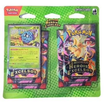 Imagem de Pokemon blister quadruplo me.2 herois excelsos tangela - copag