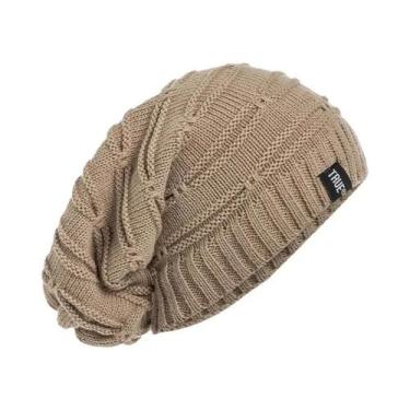 Imagem de Gorro De Inverno Tricotado Para Homens E Mulheres, Tamanho Longo, Boné