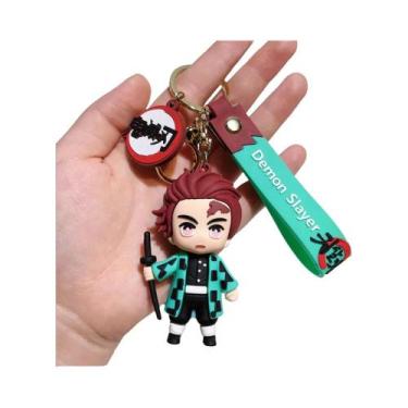 Imagem de Chaveiro De Anime Demon Slayer Kimetsu No Yaiba, Pingente Fofo Para Bo