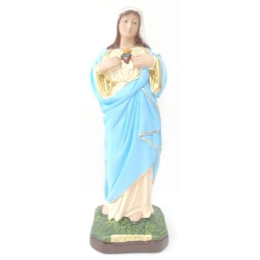 Imagem de Imagem Imaculado Coração De Maria Gesso 30 Cm