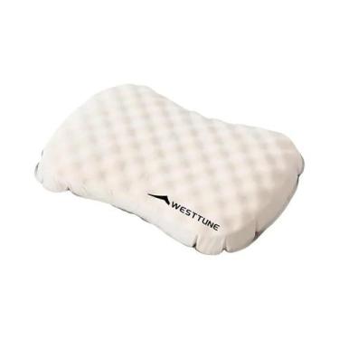 Imagem de Almofada Inflável Portátil Ultraleve Para Viagem, Camping, Caminhada, 