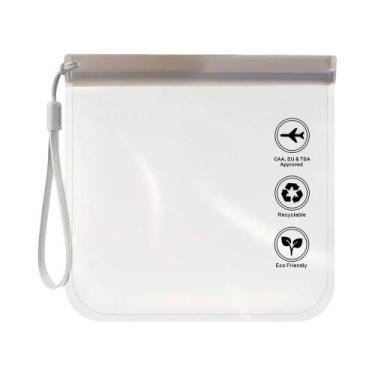 Imagem de Bolsa De Viagem Transparente À Prova De Vazamentos, Bolsa Cosmética Po