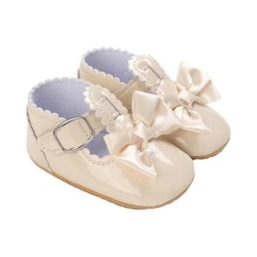 Imagem de Sapatos Princesa Apricot Para Meninas Recém-Nascidas De 0 a 1 Ano, Sap