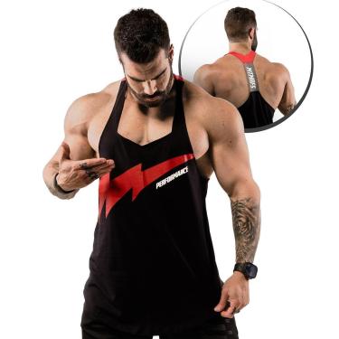 Imagem de Regata Cavada Anatomic VShape Red Bolt-Masculino
