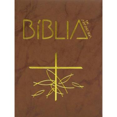 Imagem de Biblia de Aparecida Media - Ziper Marrom - Editora Santuario (loyola)
