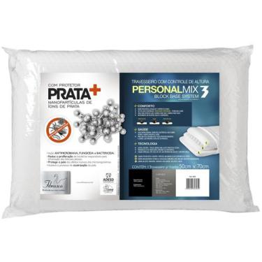 Imagem de Travesseiro Fibrasca Personal Mix 3 Altura Regulável, 1