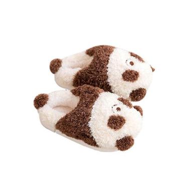 Imagem de Chinelos Cartoon Panda Plush para mulheres e homens - Taiyuanketanmaoy