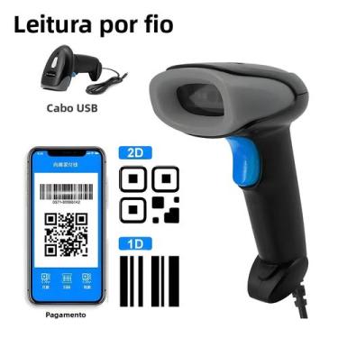 Imagem de Scanner De Código QR 1D 2D USB Com Fio De Alta Velocidade Para Superme