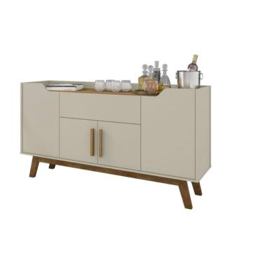 Imagem de Aparador Buffet Future Off-White/Cinamomo – Bechara Móveis