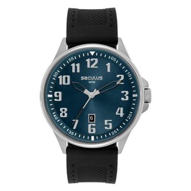 Imagem de Relógio Seculus Masculino Ref: 44326g0svnu2 Esportivo Prateado