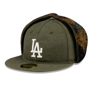 Imagem de BONE NEW ERA 59FIFTY RETRO CROWN LOS ANGELES DODGERS MLB VERDE-Masculino
