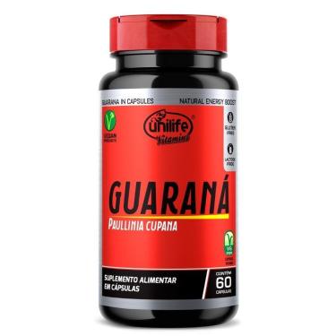 Imagem de Guaraná 60 cápsulas 500mg Unilife-Unissex