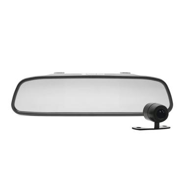 Imagem de Kit de Retrovisor com Câmera de Ré Traseiro KC-E-6317 Compatível com a Maioria dos Veíc...