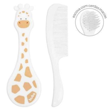 Imagem de Kit Escova e Pente - Buba Girafinha