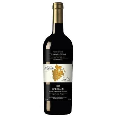 Imagem de Vinho Tinto Francês Feuille Dorée AOP Bordeaux 750 ml
