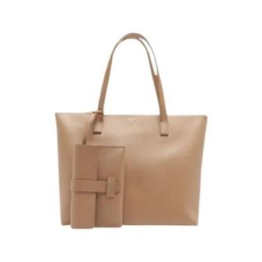 Imagem de Bolsa Feminina Arezzo Shopping Grande Bege-Feminino