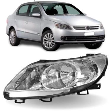 Imagem de Farol gol voyage saveiro g5 2009 10 11 12 duplo cromado le - BBS ZEENE