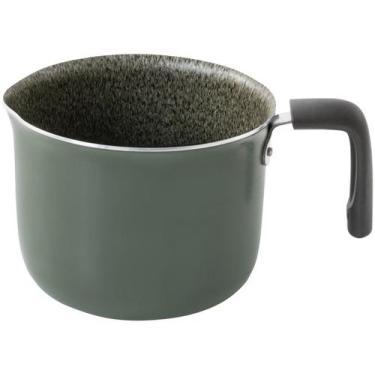 Imagem de Leiteira Multiflon de Alumínio Antiaderente 1,6L 14cm Ekó, 1,6L, Verde
