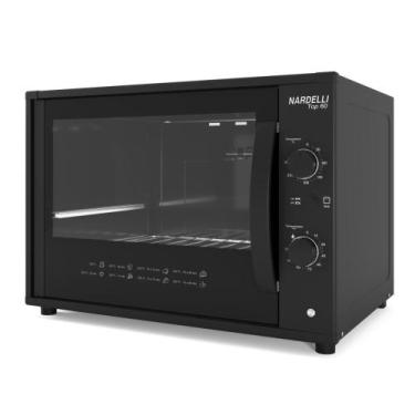 Imagem de Forno Nardelli Elétrico Bancada Top 60 Black 60 Litros, Black, 110V