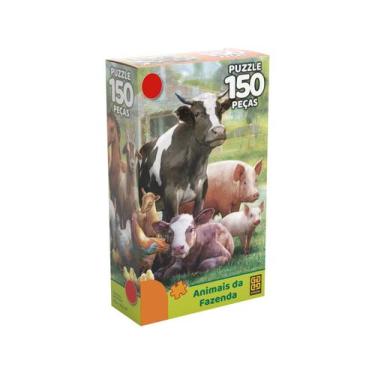 Imagem de Quebra-Cabeça 150 Peças - Animais da Fazenda - Grow