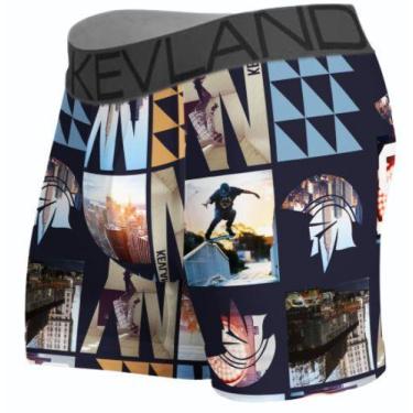 Imagem de Cueca Boxer Kevland Sk8 Streets, Preto, G