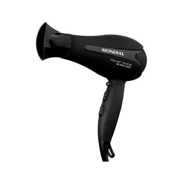 Imagem de Secador de Cabelos Mondial Power Shine Black SC-13 Preto 127V 110