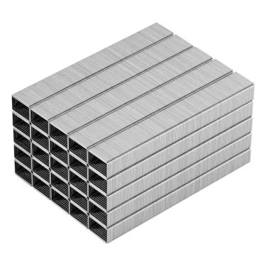 Imagem de Grampos para Grampeador Pneumático 16mm Tipo 20GA 5000 Peças Aço Níquel Vermelho MTX 576609