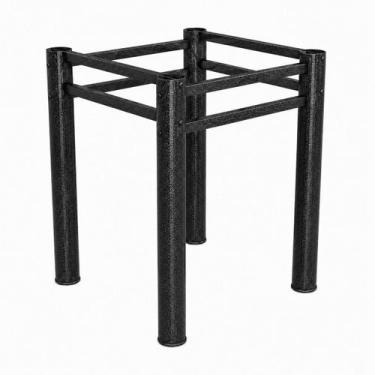 Imagem de Base Para Mesa De Jantar Quadrada Tubular 75cm Para Tampos De Granito 