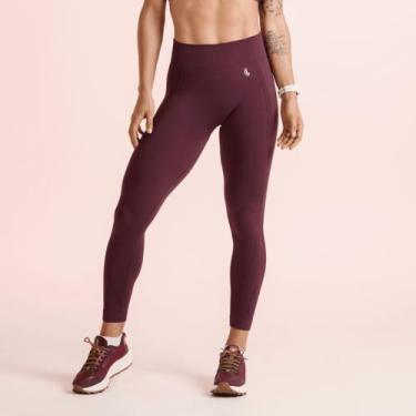 Imagem de Calça Lupo Basica Legging Vinho Confortável Esportiva, Ameixa, 5490, X