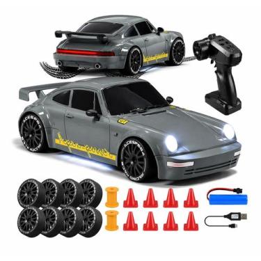Imagem de Carrinho Controle Remoto Drift Recarregavel 4x4 Porsche - TOYS, Grafit