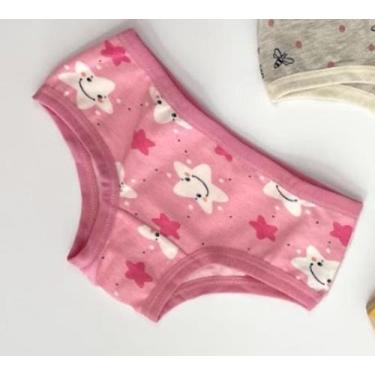 Imagem de Calcinha infantil estampada - Rosa