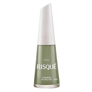 Imagem de Esmalte Risqué Cremoso Verde Militar Guerreira do Arco-íris 8ml