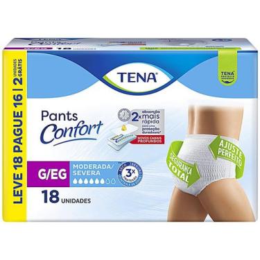 Imagem de Roupa Íntima Descartável Tena Pants Confort G/EG-18 unidades