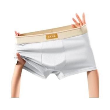 Imagem de Cuecas Boxer De Algodão plus Size Para Homens, Sexy, Confortáveis E Ma