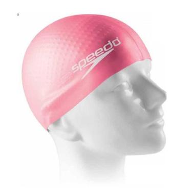 Imagem de Touca De Natação Silicone Adulto Massage Cap Speedo, Rosa