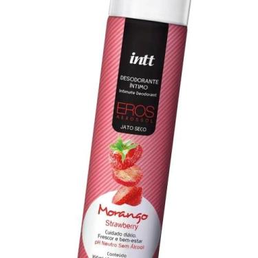 Imagem de Desodorante Intimo Eros Aerosol Jato Seco Morango - INTT