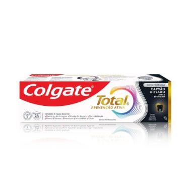 Imagem de Creme Dental Colgate Total Prevenção Ativa Carvão Ativado 90g