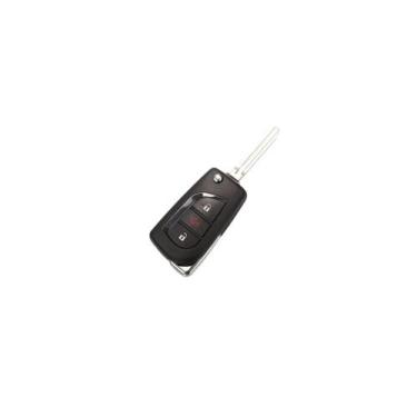 Imagem de Carcaça chave canivete toyota corolla 3 botões pânico - TH