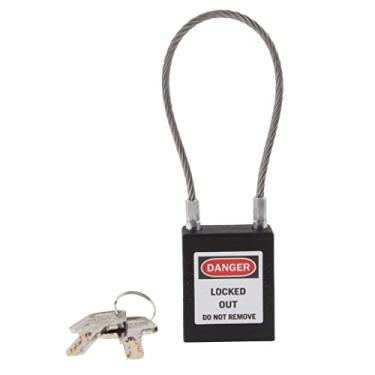 Imagem de dailymall Strong Company Cadeado de bloqueio de segurança com cadeado - Preto