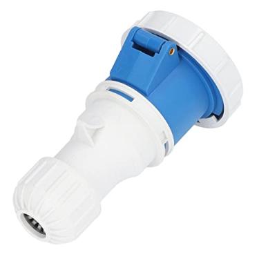 Imagem de Aviação Plugue Macho, Boa Condutividade Nylon Shell Latão Contato AC 220-240V 32A IP67 Proteção Conector Industrial para Equipamentos Elétricos