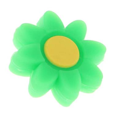 Imagem de DYNWAVE Raquetes de Tênis em Forma de Flor Amortecedores de Vibração Redutores de Choque para de Raquete de Squash, Verde