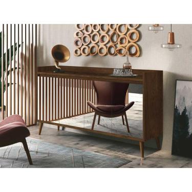 Imagem de Buffet Aparador Retrô Espelho Clássico 