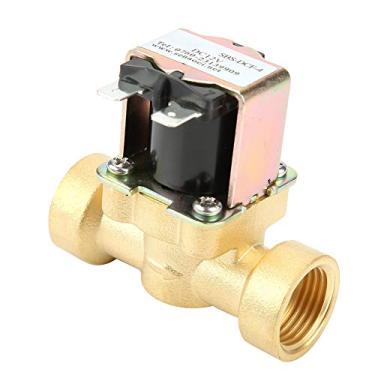 Imagem de Válvula solenoide de 12V, válvula solenoide CC DN15 G1/2 conexão de rosca fêmea válvula solenoide de latão de baixo consumo válvula de controle de água