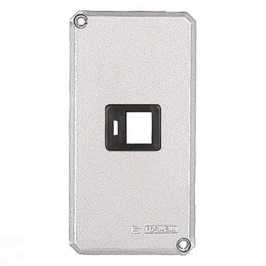 Imagem de Tampa para condulete 1" com 1  posto com suporte para RJ Tramontina