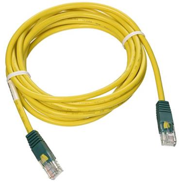 Imagem de Tripp Lite Cabo de patch cruzado moldado 350MHz Cat5e (RJ45 M/M) - amarelo, 3 pés (N010-010-YW)