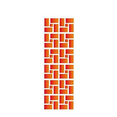 Imagem de Stencil de Acetato para Pintura OPA Simples 10 x 30 cm - 714 Tijolos II