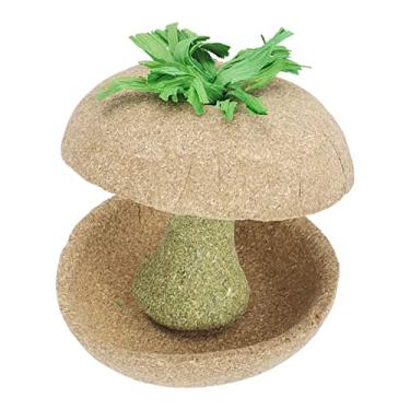 Imagem de Tnfeeon Tigela de alimentação para hamster, brinquedo de mastigar e alimentar de forma única ornamento exclusivo para animais de estimação de tamanho semelhante